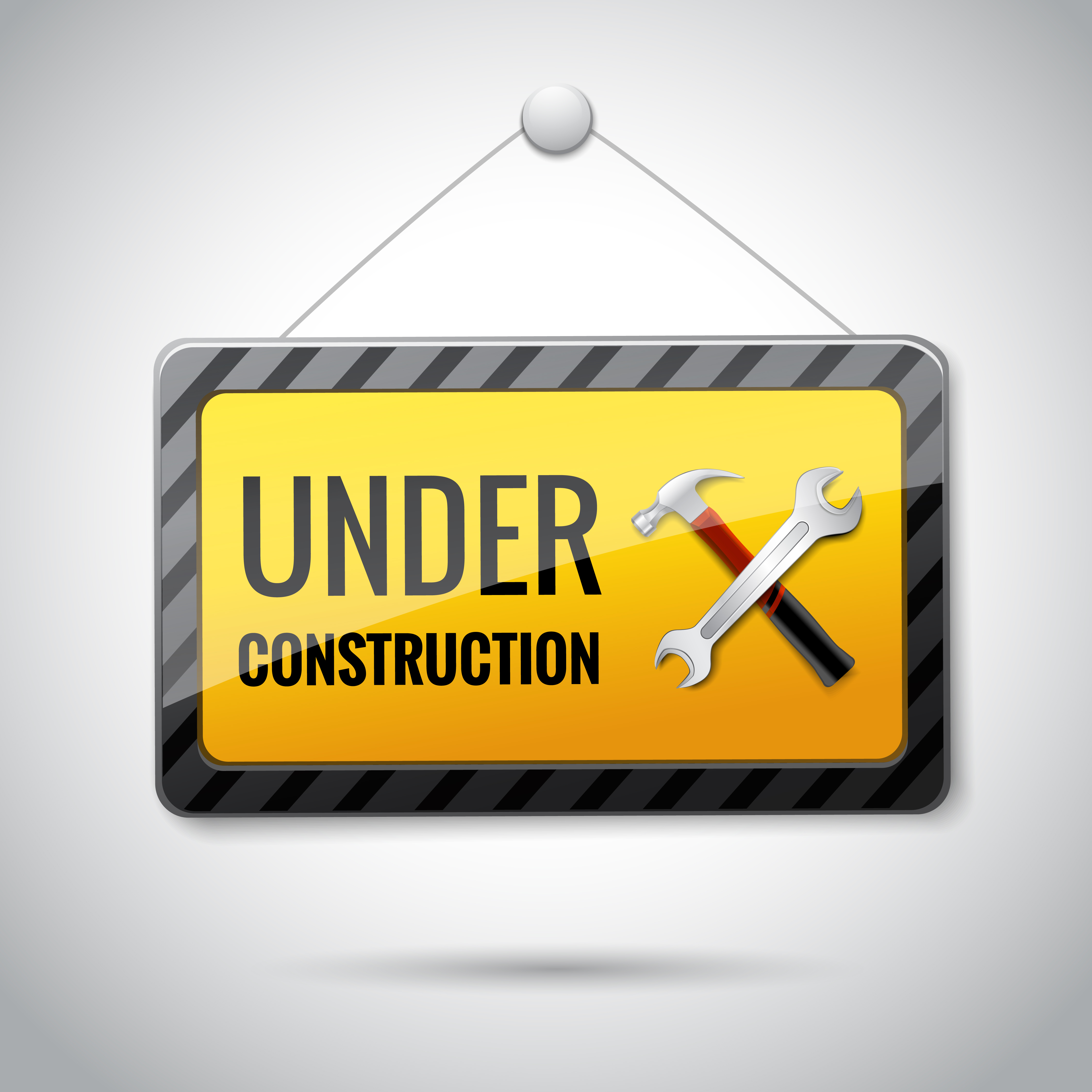 Under construction emblem icon